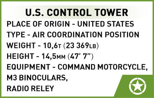 Cobi Blocuri U.s. Control Tower 664buc