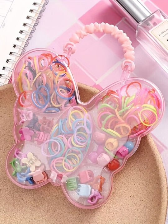 Set Kinderhaarklammern mit Gummiband / Haarspange Tier 15Stück
