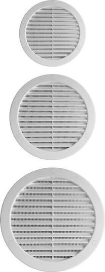 Abs Φ125 1084 Вентилационна решетка Кръгла
