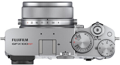 Fujifilm GFX100RF Kompaktkamera 102MP Silber