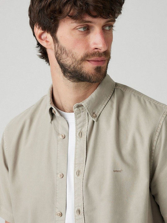 Authentic Short-sleeved Cotton Shirt Neutrals