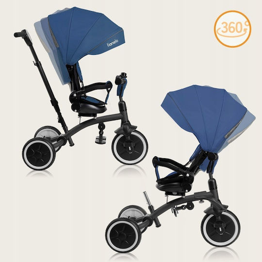 Lionelo Tris Wandelbar mit Elterngriff 3-in-1 für 9 Monate Grau