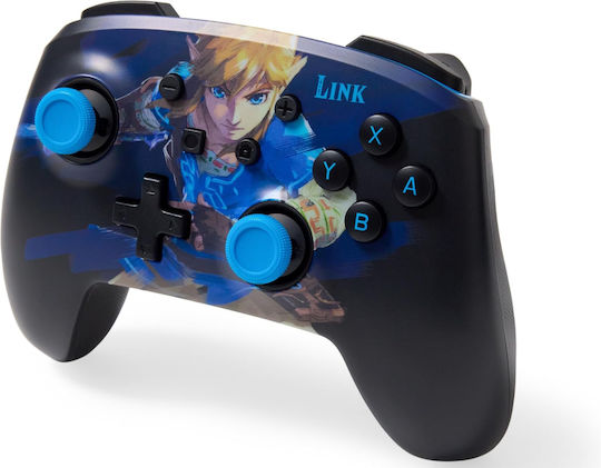 PowerA Lumectra Etched - Wake Up Link Wireless Gamepad pentru Switch Multicolor