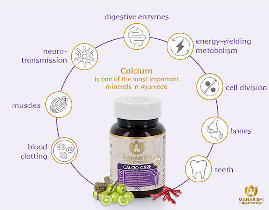 Maharishi Ayurveda Calcio Care 60 Tablets Natural