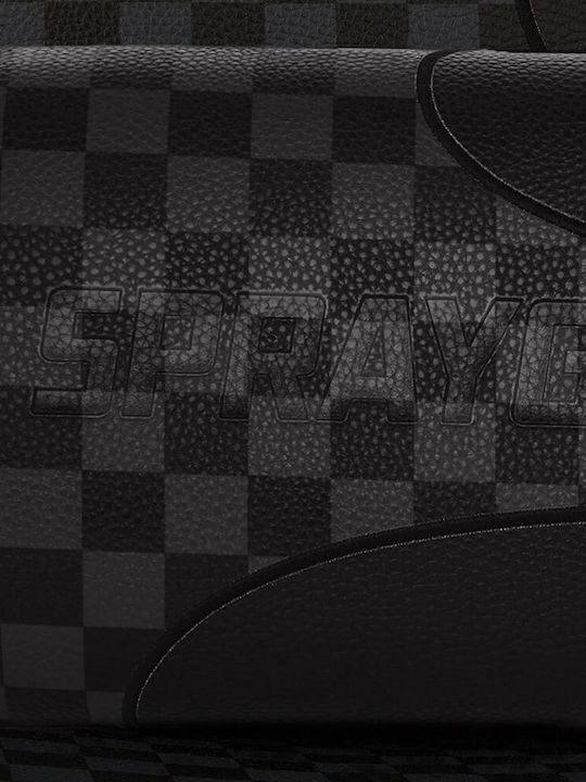 Sprayground Unfinished Shark Artificial Leather Gaming Chair with Adjustable Arms Black