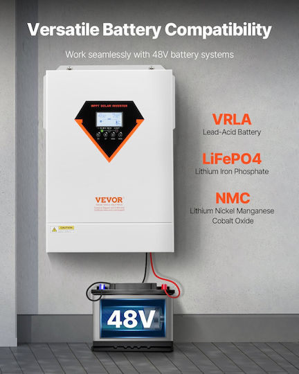 Vevor Hybrid Inverter Rated Power 6000W LWGPNKYTJ23038TOPV7