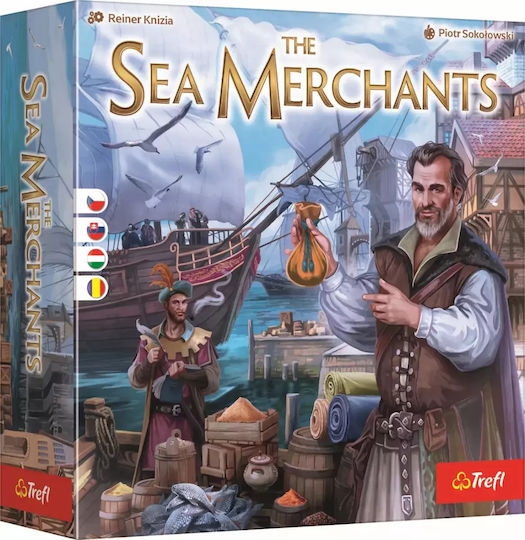 Joc de Societate Merchants At Sea pentru 2-4 Jucători 8+ Ani Trefl