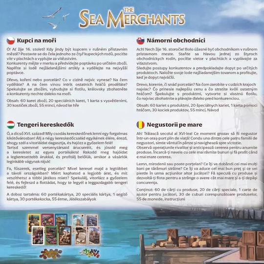 Joc de Societate Merchants At Sea pentru 2-4 Jucători 8+ Ani Trefl