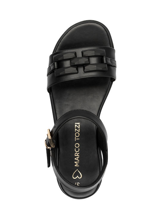 Women's Flat Sandals Anatomic in Black Color
