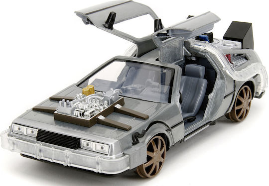 Jada Toys Back To The Future - Time Machine Model 4 Diecast Model (1/24) Όχημα Φιγούρα ύψους 20εκ. σε Κλίμακα 1:24