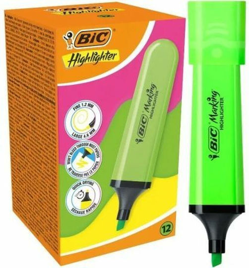 BIC Μαρκαδόρος Υπογράμμισης Green Neon