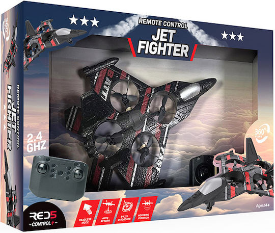 The Source Jet Fighter Τηλεκατευθυνόμενο Αεροπλάνο Κόκκινο