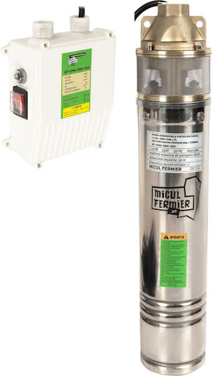 Pompa Submersibilă Micul Fermier Apă Curată 1.3kw Debit 3000l/h Înălțime Maximă de Pompare 60m Un Singur Rotor