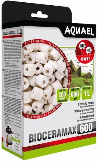 Aquael Bioceramax 600 Ceramic Medium for Aquarium Filtering 1000ml 8pcs