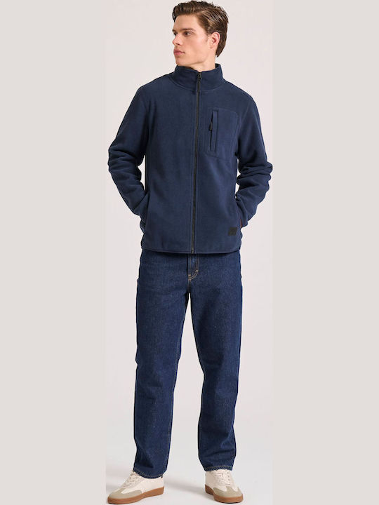 Ανδρική Ζακέτα Fleece Navy Μπλε