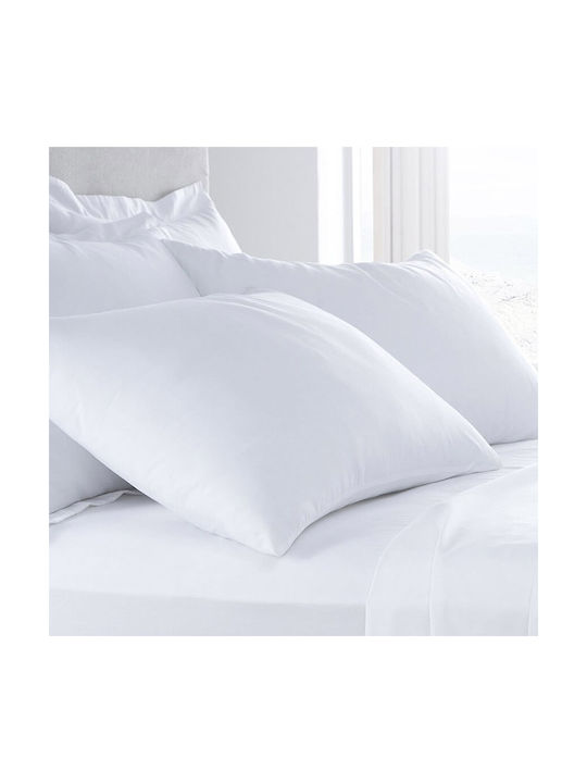 Sidirela Σετ Μαξιλαροθήκες White 52x72εκ.