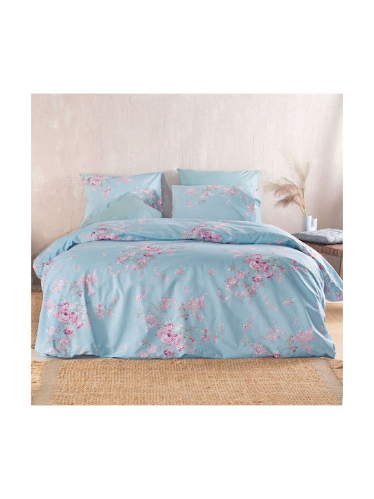 Rythmos Springtime Set Față de Pernă cu plic de acoperire Albastru 50x70cm.
