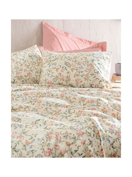 Rythmos Betty Set Față de Pernă cu plic de acoperire Bej 50x70cm.