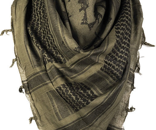 Mil-Tec Κασκόλ Μαύρο Olive / Black