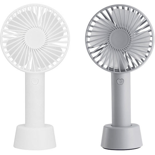 Sidirela Mini Fan E4677 Ανεμιστηράκι Χειρός USB Λευκό