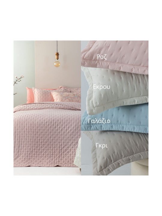 Pair of Pillowcases 50x70 Oxford Nico Fog Oxford Palamaiki Home