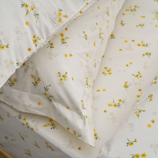 Charalambidis Textiles Ρετρό Σετ Μαξιλαροθήκες Oxford Γαλάζιο 50x70εκ.