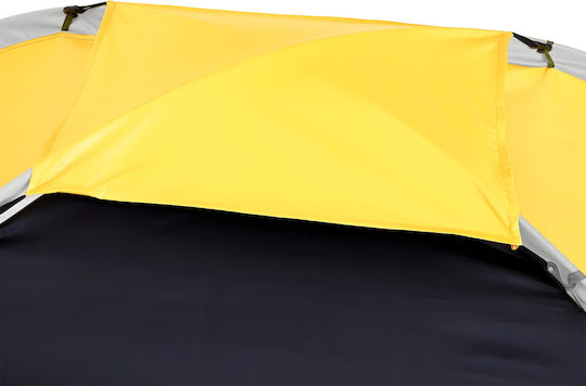 ArteLibre Ko Lipe Summer Camping Tent Igloo Yellow For 3 People 200x200x135cm