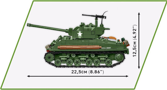 Cobi Τουβλάκια Sherman M4a2e8 865τμχ