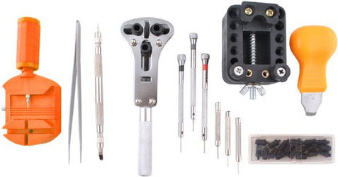 Caseta cu 13 Set de instrumente de reparare a ceasurilor