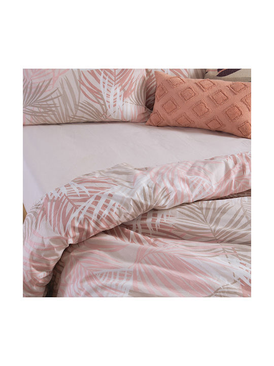 Nef-Nef Homeware Amazon Pillowcase with Envelope Cover Peach 52x72cm.