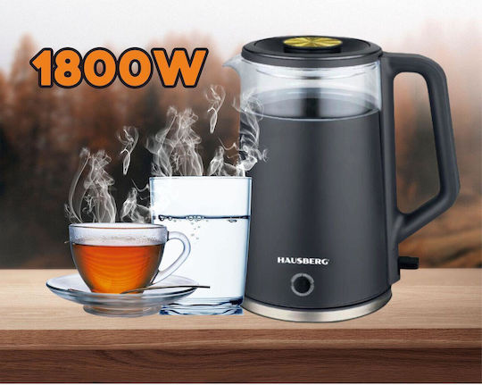 Hausberg Reisekessel 2Es 1800W Schwarz