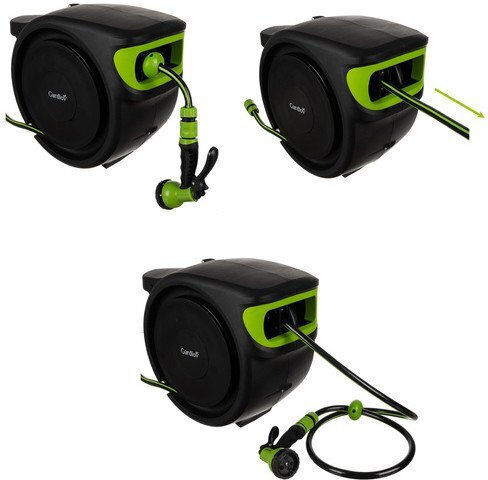 Gardlov Automatic Wall Mounted Garden Hose Box with 25m Hose