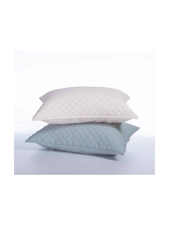 Nef-Nef Homeware Scofield Σετ Μαξιλαροθήκες με Φάσα Ecru 52x72εκ.