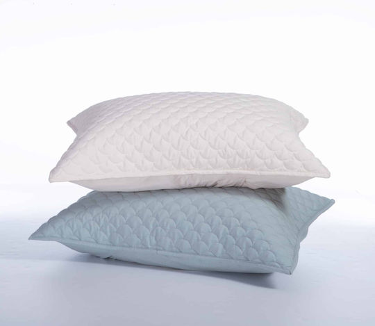 Nef-Nef Homeware Scofield Pillowcase Set with Envelope Cover Ecru 52x72cm.