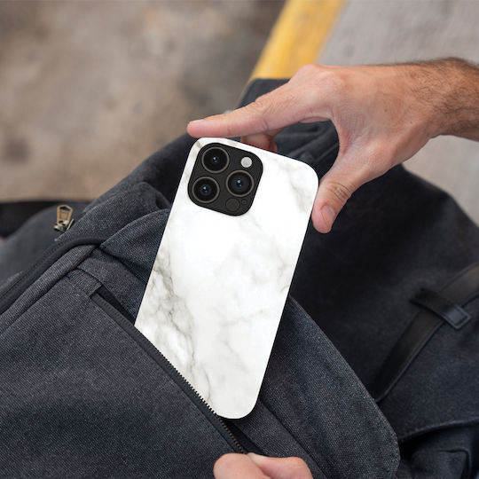 Sonique Marble Series Case for Motorola Moto G34 5G White