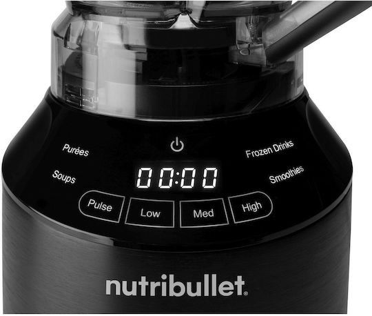 NutriBullet Smart Touch Блендер с Пластмасова Каната 1,8 л 1500W Черен