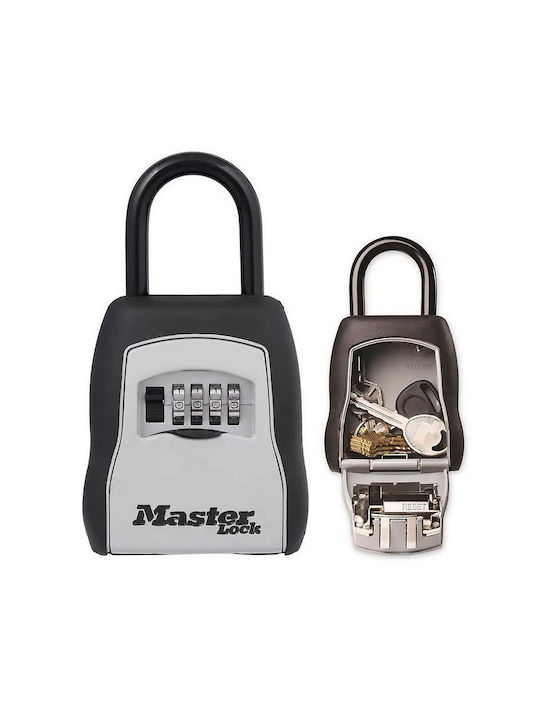 Master Lock Combination Key Holder with Horseshoe Metallic and Combination Dial 9x4x15.7cm