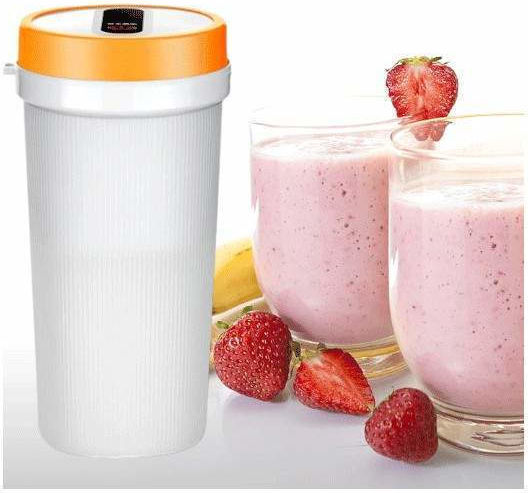 Blender Cu Cană Din Plastic 300 Ml Galben