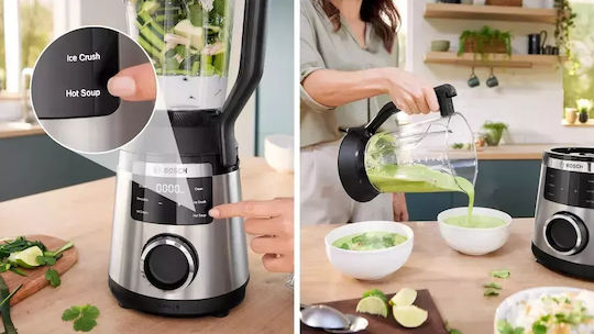 Bosch Serie 6 Блендери с Пластмасова Каната 2 л 1800W Сив