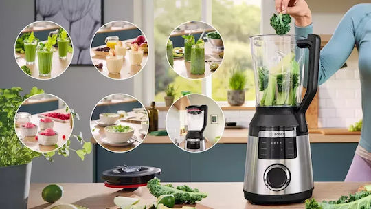 Bosch Serie 6 Блендери с Пластмасова Каната 2 л 1800W Сив