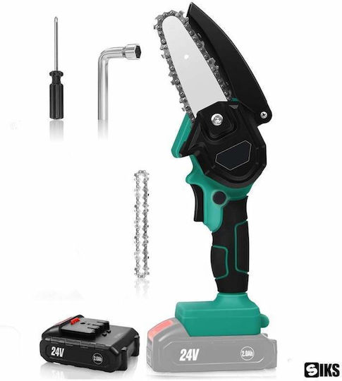 Baumschneider Akku-Kettensäge 24V 2kg mit Schiene 15.24cm