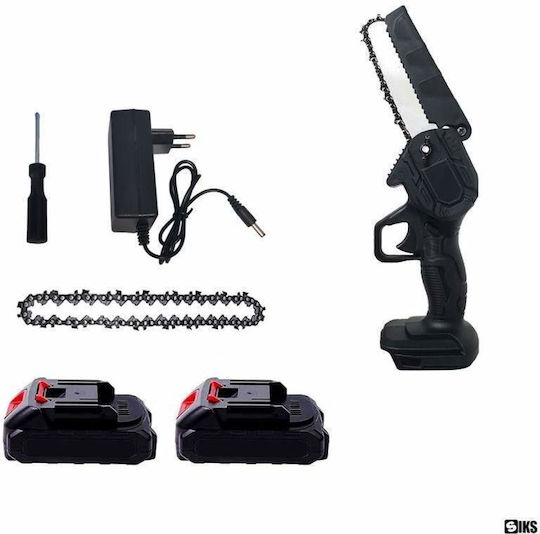 Κλαδευτικό Αλυσοπρίονο Μπαταρίας 24V 2kg με Λάμα 10.16cm