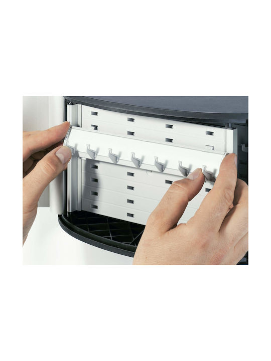 Durable Agățătoare Chei De Perete Metalică 12 Compartimente Cu Încuietoare
