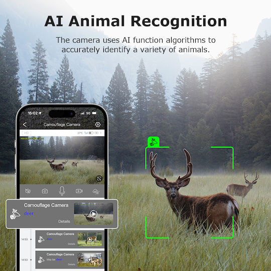 Sectec Waterproof Night Vision Hunting Camera with Motion Detection