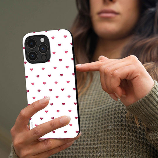 Sonique Heart Series Case for Motorola Moto G75 5G White 01