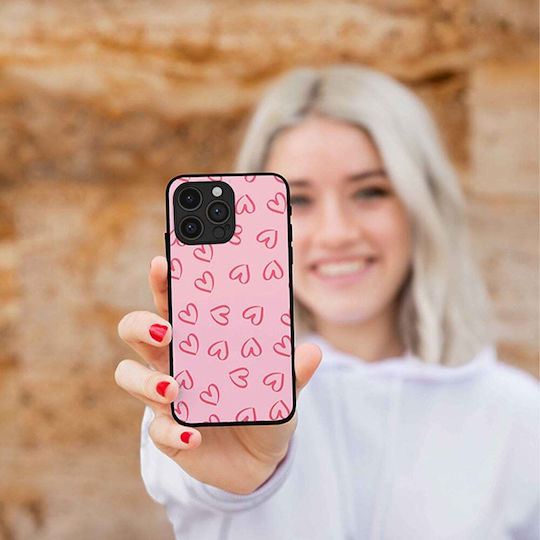 Sonique Heart Series Case for Motorola Moto G54 5G Moto G54 5G Power Pink