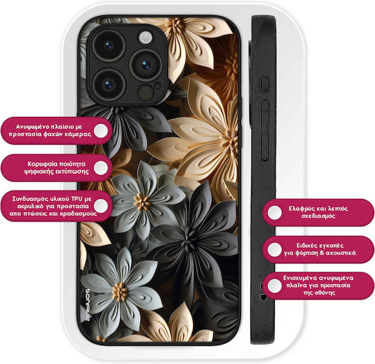 Θήκη Sonique 3d Flower Series Motorola Moto G75 5g Γκρι