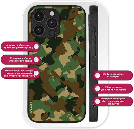 Sonique Camouflage Army Series Case for Motorola Moto G54 5G Moto G54 5G Power Green