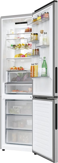 Candy Kühl-Gefrierkombination 409Es NoFrost H205xB59.5xT66.7cm. Inox ECN4CQTEX206