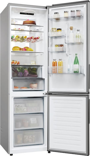 Candy Kühl-Gefrierkombination 409Es NoFrost H205xB59.5xT66.7cm. Inox ECN4CQTEX206